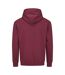Sweat À Capuche Avec Cordons Essential Adulte Bordeaux Mantis-2