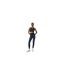 Legging Motif/style Floral Core Femme Bleu Marine USA Pro-1