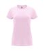 Womens/ladies Capri Short-sleeved T-shirt Light Pink Roly-1