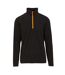 Mens navigate half zip fleece jacket black/orange pop Regatta