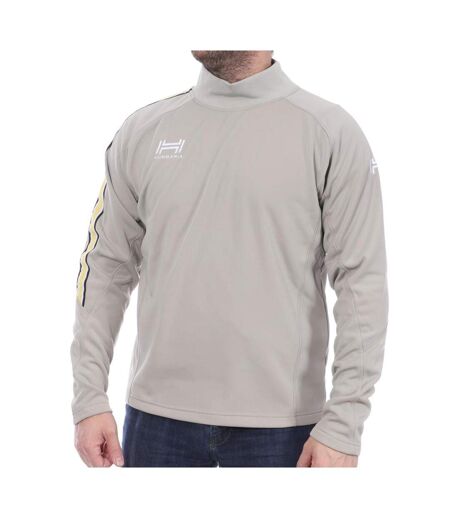 Sweat gris/jaune homme hungaria training pro 15 - l