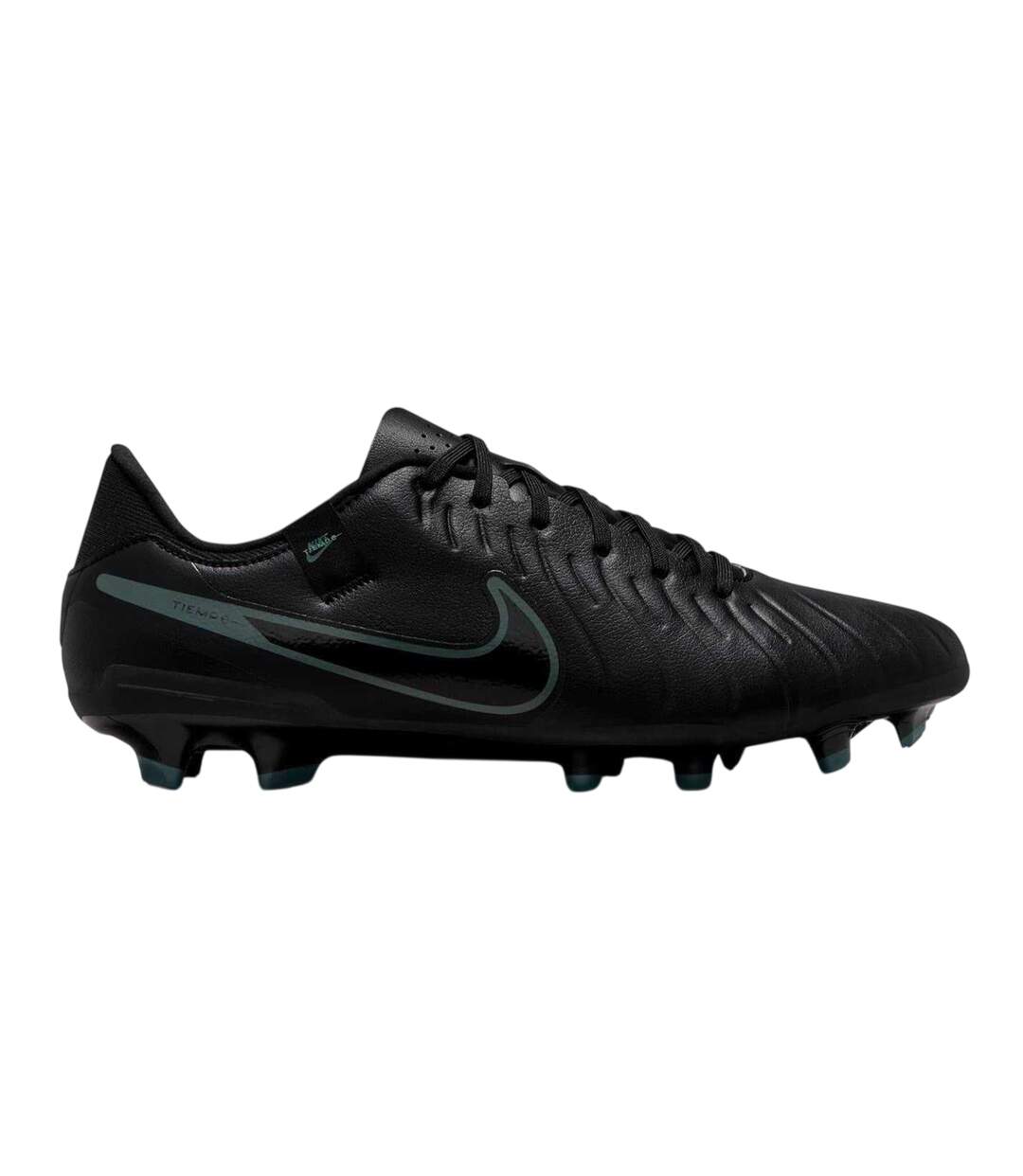 Chaussures De Foot Pour Terrain Ferme Tiempo Legend Adulte Noir Vert Nike-1