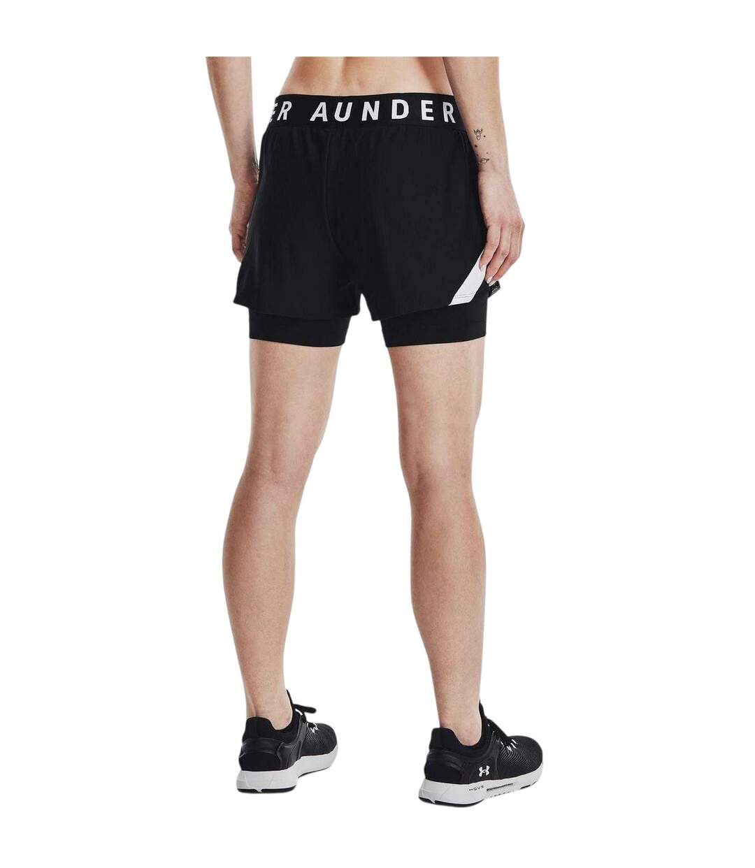 Short Femme Noir Under Armour-3