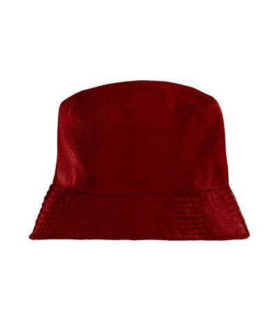 Mens core reversible bucket hat red/white Result Genuine Recycled