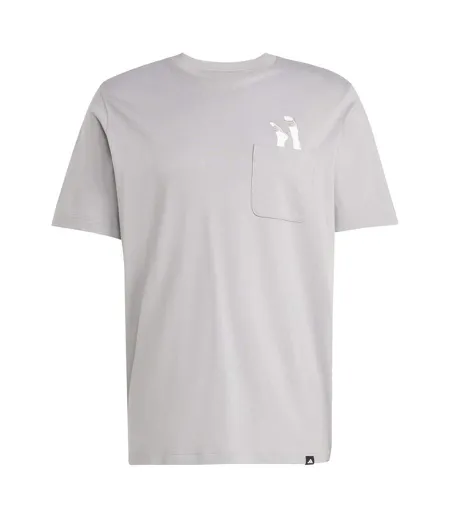 T-shirt Homme Gris Uni Adidas