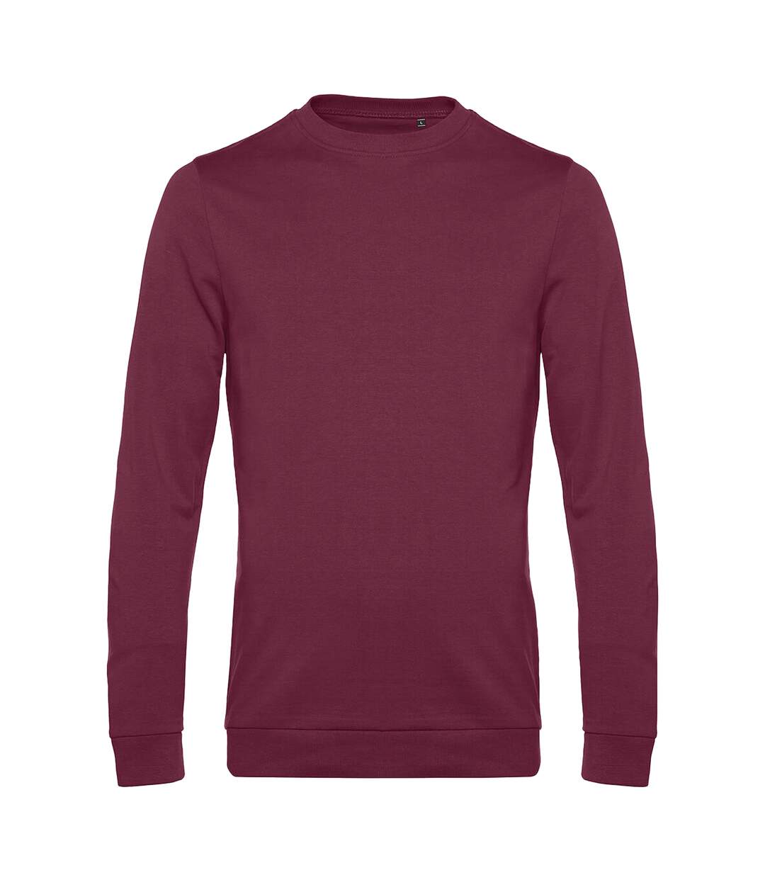 Sweat Manches Cousues Homme Bordeaux B&C-1