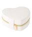 Boîte à Bijoux Cœur Ericka 16cm Blanc-1