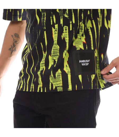 Mens All-over Print T-shirt Yellow Ambush