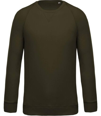 Sweat shirt coton bio - Homme - K480 - vert mousse