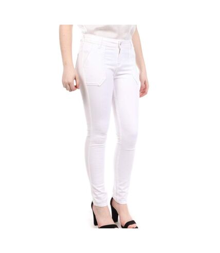 Jean Blanc Femme Teddy Smith Work Mid Rise - 26