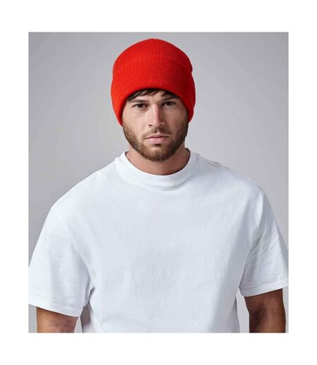 Beechfield Unisex Original Cuffed Beanie Winter Hat (Fire Red)