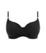 Womens/ladies Twist Full Cup Bikini Top Black Fantasie-2