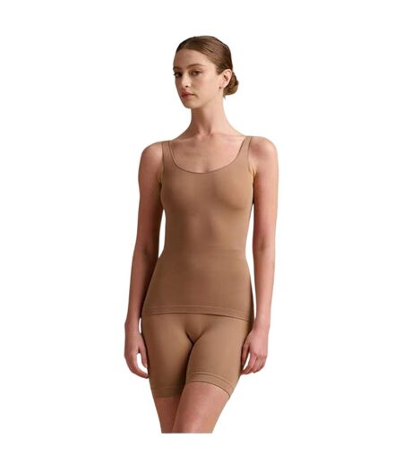Cuissard De Cyclisme Motif/style Sans Coutures Femme Beige Wolford
