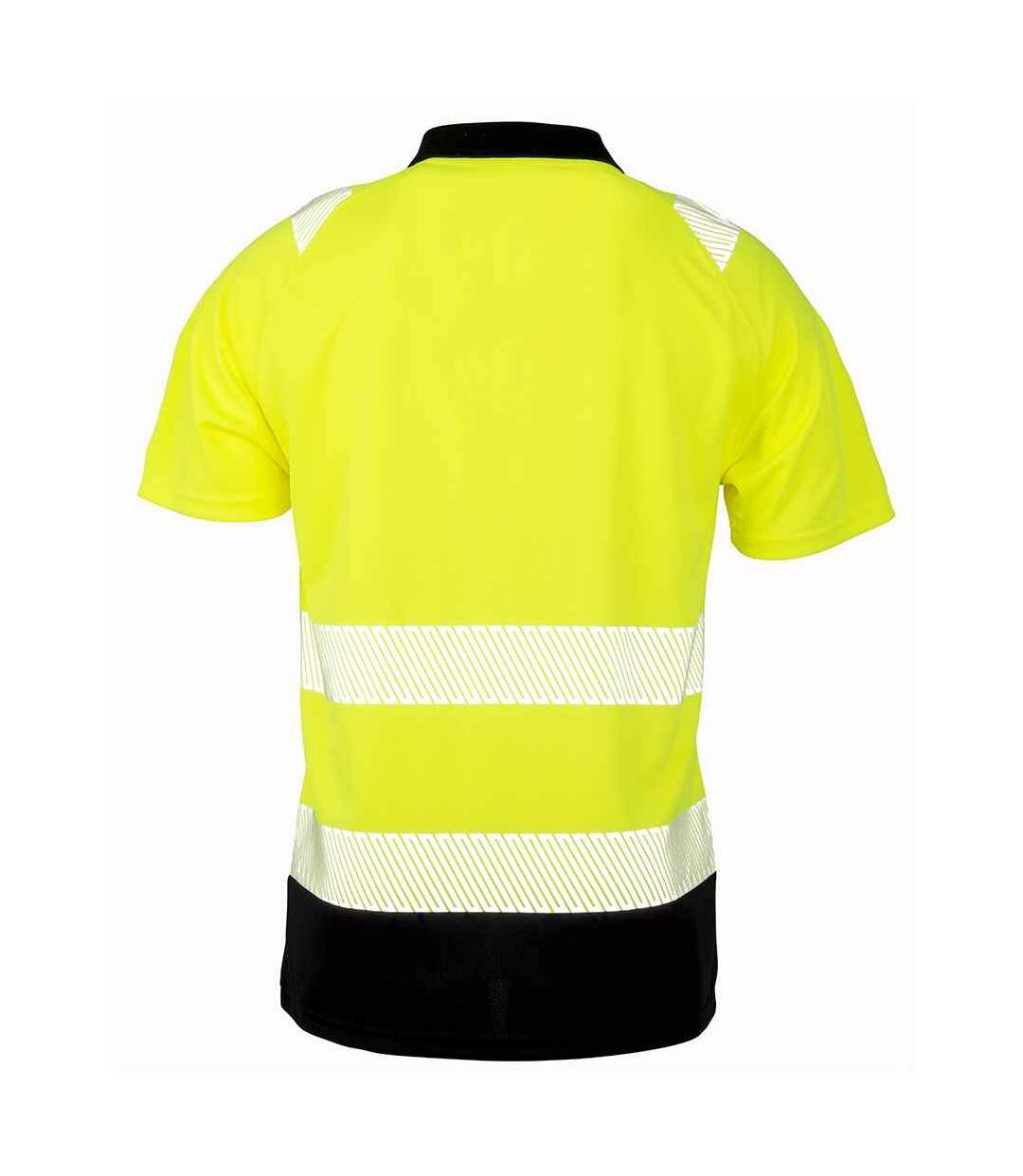 Polo homme jaune fluo Result Genuine Recycled-2