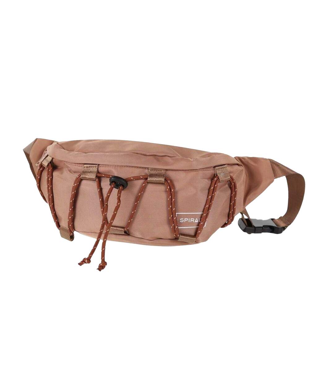 Arlo Crescent Shaped Waist Bag One Size Sand Spiral-2