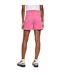 Womens/ladies Denim Shorts Pink Boss-3