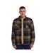 Mens Tide Plaid Organic Shirt Charcoal Animal-2