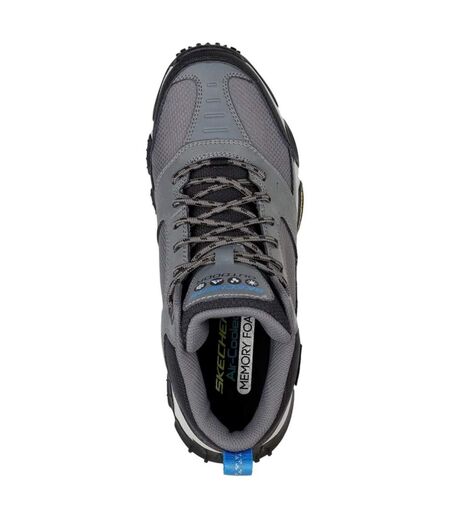 Mens skech-air envoy bulldozer leather trainers charcoal Skechers