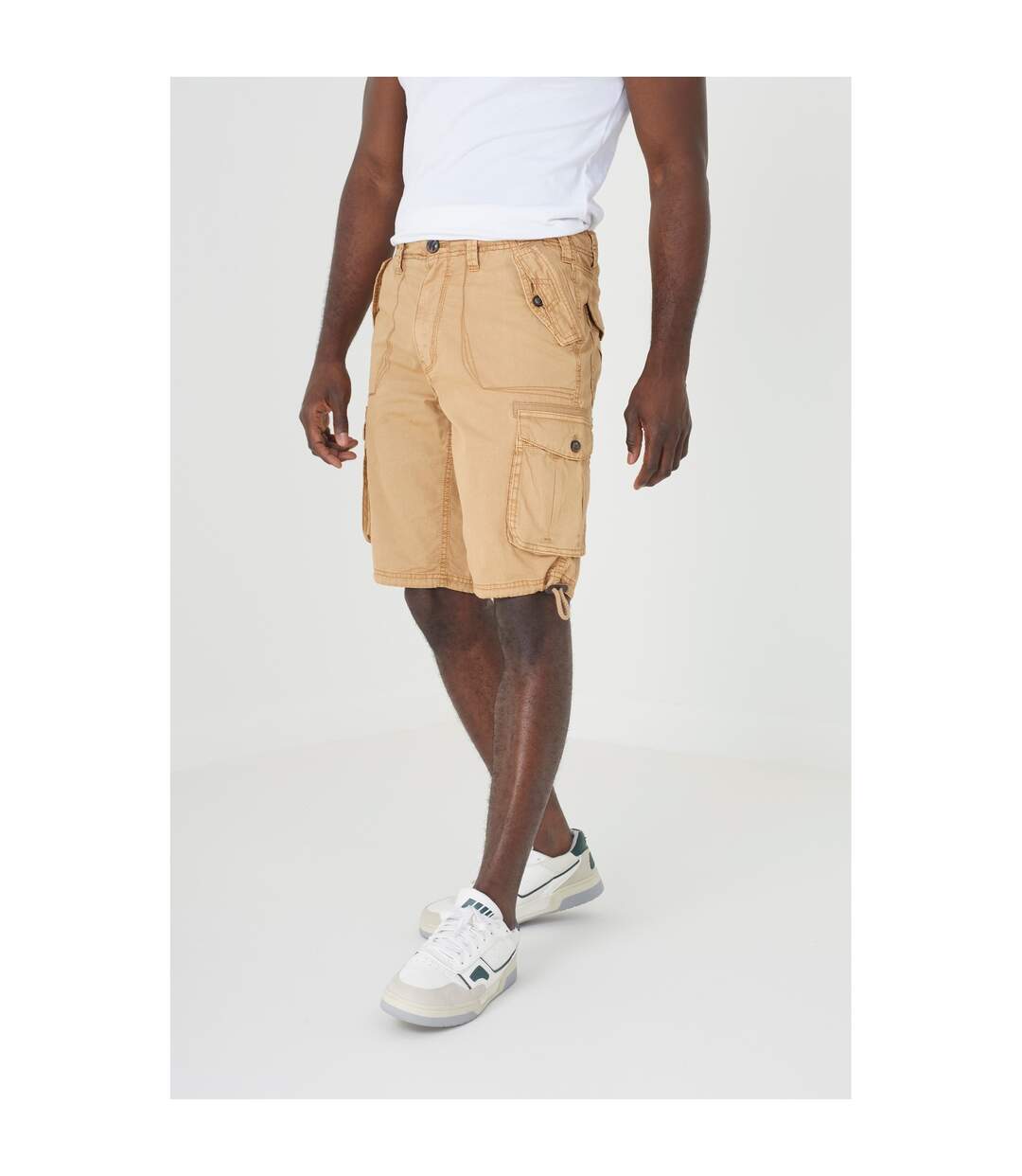 Short à poches george homme beige Brave Soul-1