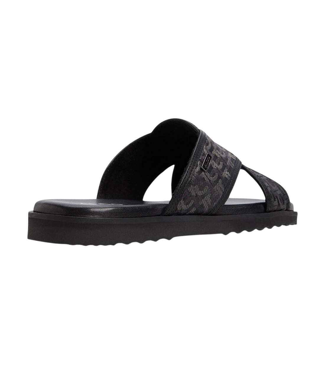 Claquettes Motif/style Floral Femme Noir Where´s That From-2