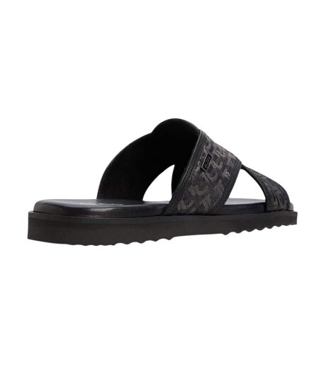 Claquettes Motif/style Floral Femme Noir Where´s That From