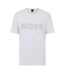 T-shirt Motif/style Lettrage Homme Blanc Boss-1