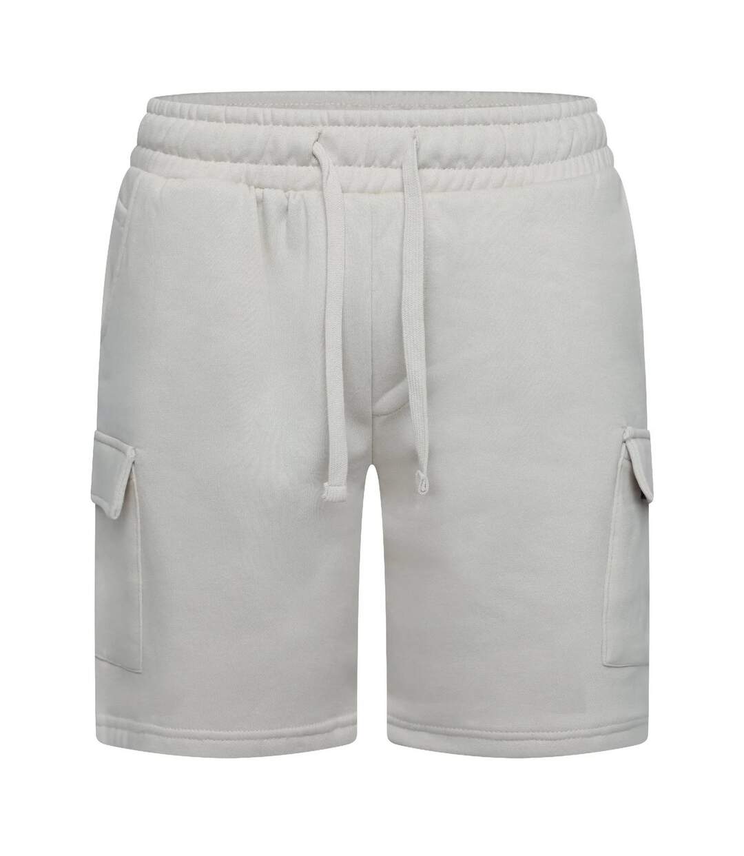 Short À Poches Bardon Homme Gris Pâle Crosshatch-1