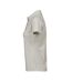 Womens/ladies Luxury Stretch Short Sleeve Polo Shirt Cement Tee Jays-3