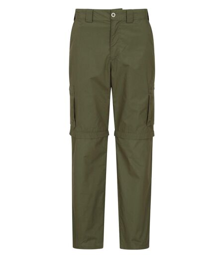 Pantalon De Randonnée Trek Homme Vert Kaki Mountain Warehouse