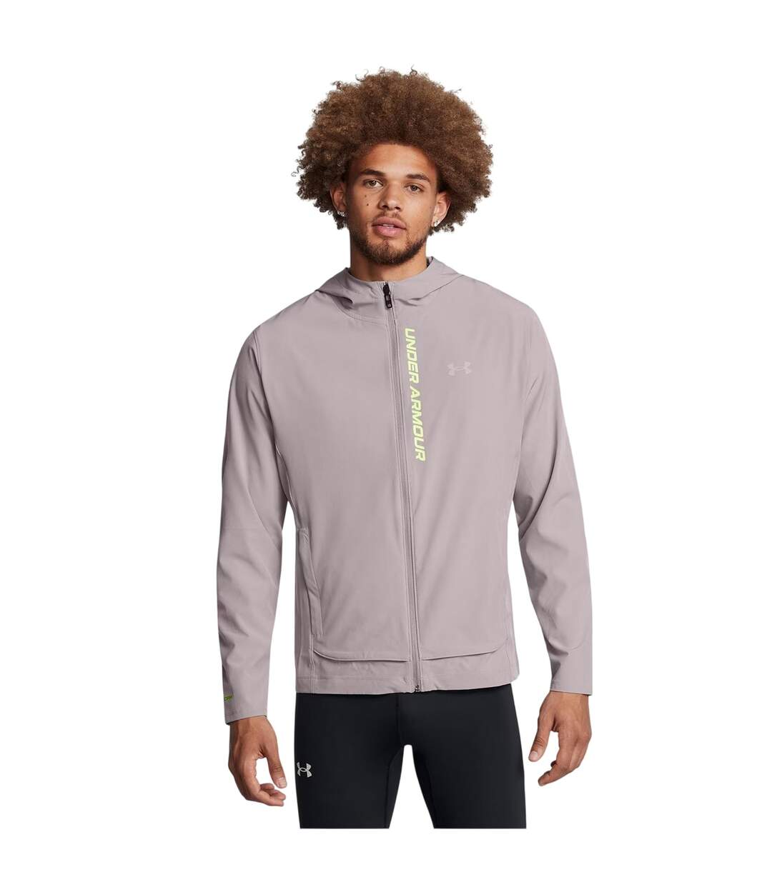 Veste À Capuche Outrun Homme Blanc Cassé Under Armour-4
