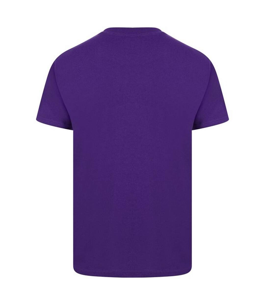 T-shirt Manches Courtes Homme Violet Casual-3