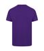 T-shirt Manches Courtes Homme Violet Casual-3