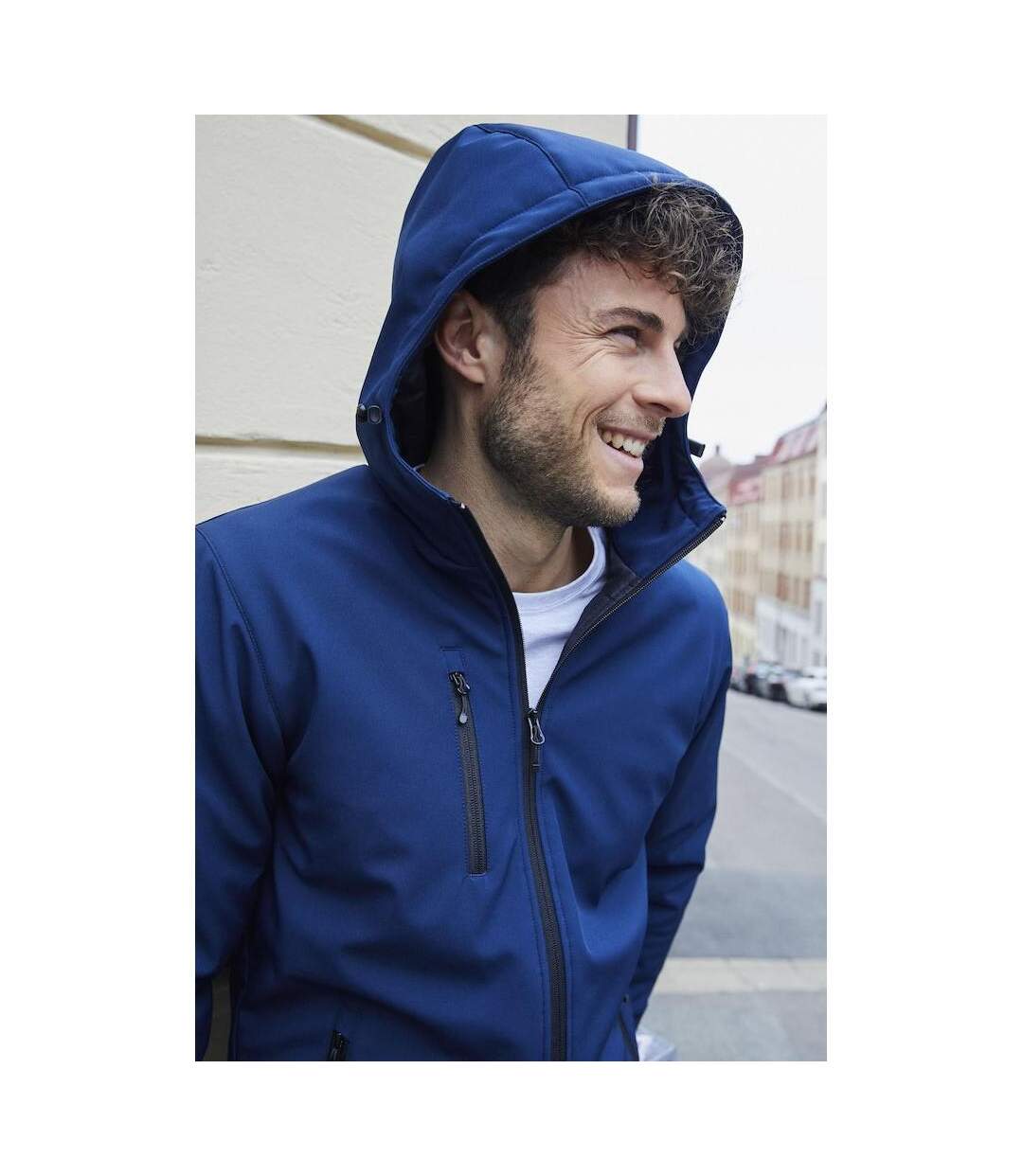 Doudoune Softshell Homme Bleu Roi Clique-1