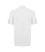 Collection Mens Short Sleeve Easy Care Oxford Shirt White Russell-2
