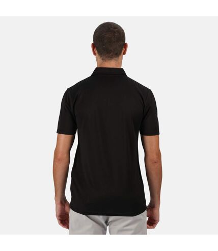 Regatta Mens Honestly Made Recycled Polo Shirt (Black) - UTPC4285