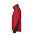 Womens/ladies Soft Shell Jacket Red Projob-3