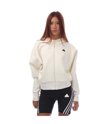 Veste À Capuche Z.n.e. Femme Blanc Cassé Adidas