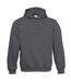 B&c Mens Sweatshirt À Capuche / Hoodie Gris Acier B And C-2