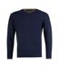 Pull Ashcombe Homme Bleu Marine Jack Pyke-1