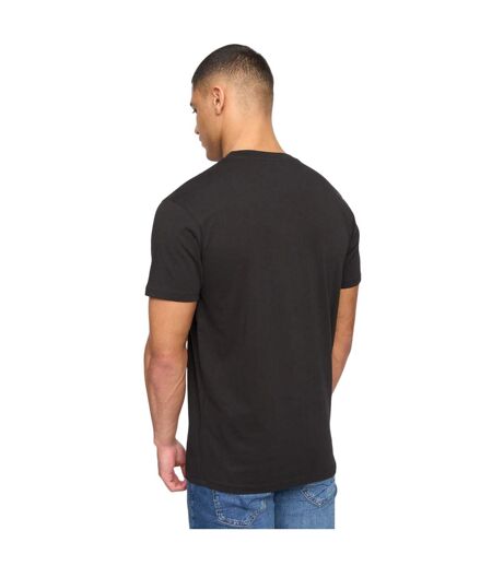 Mens henbank t-shirt black Henleys