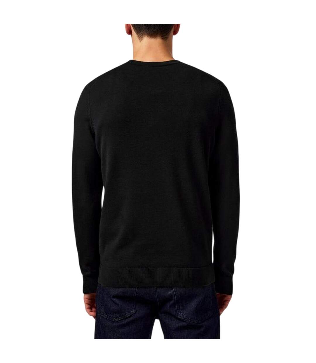 Mens Cassius C Jumper Black Hugo Boss-4