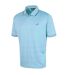 Mens waffle knit polo shirt black Under Par-4