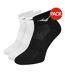 Socquettes Entraînement Adulte Blanc Noir Mizuno-1