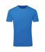 T-shirt Motif/style Texturé Homme Bleu Saphir TriDri-1
