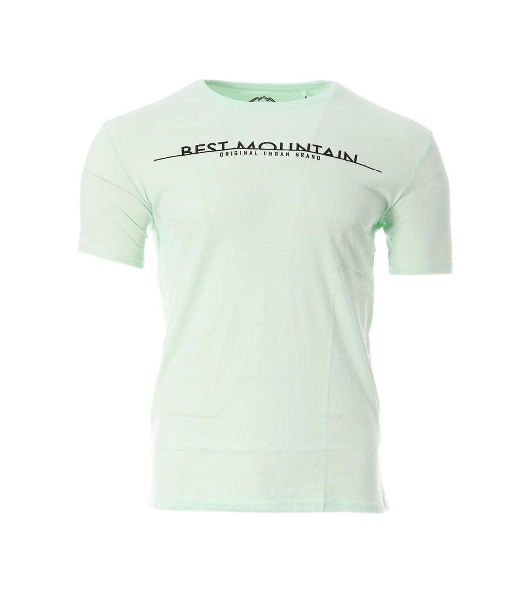 T-shirt Vert Homme Best Mountain 04 - L-1