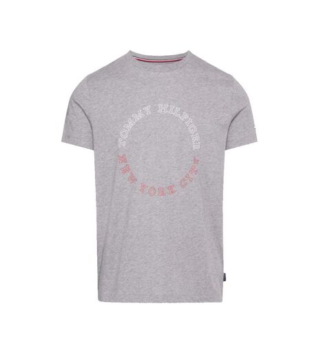 T-shirt Gris Homme Tommy Hilfiger Monotype Roundle