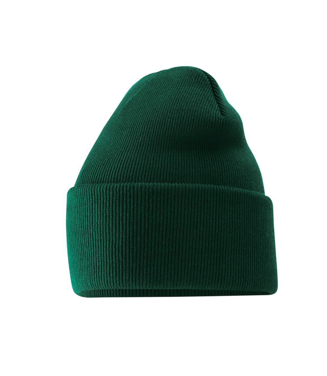 Bonnet À Revers Original Adulte Vert Bouteille Beechfield-1