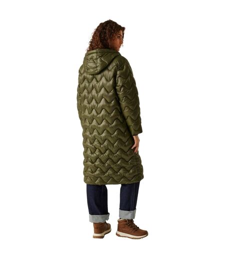 Doudoune Matelassée Cambrie Femme Kaki Foncé Regatta