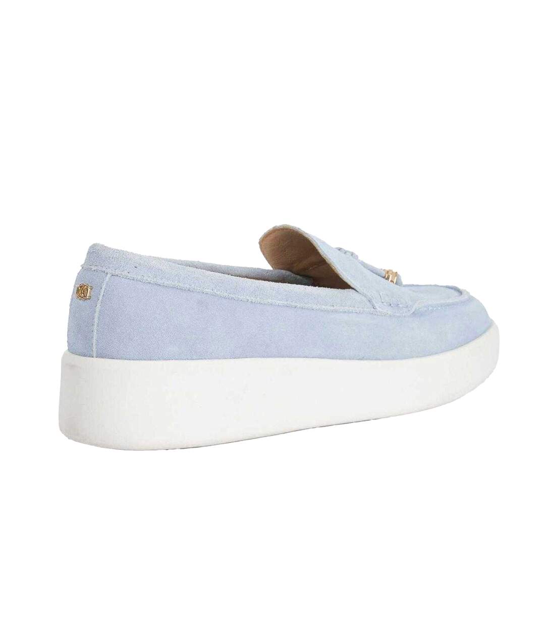 Womens/ladies Gasket Tassel Loafers Blue Dune London-2