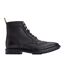 Chaussures Brogues Hemlock Homme Noir Base London-3